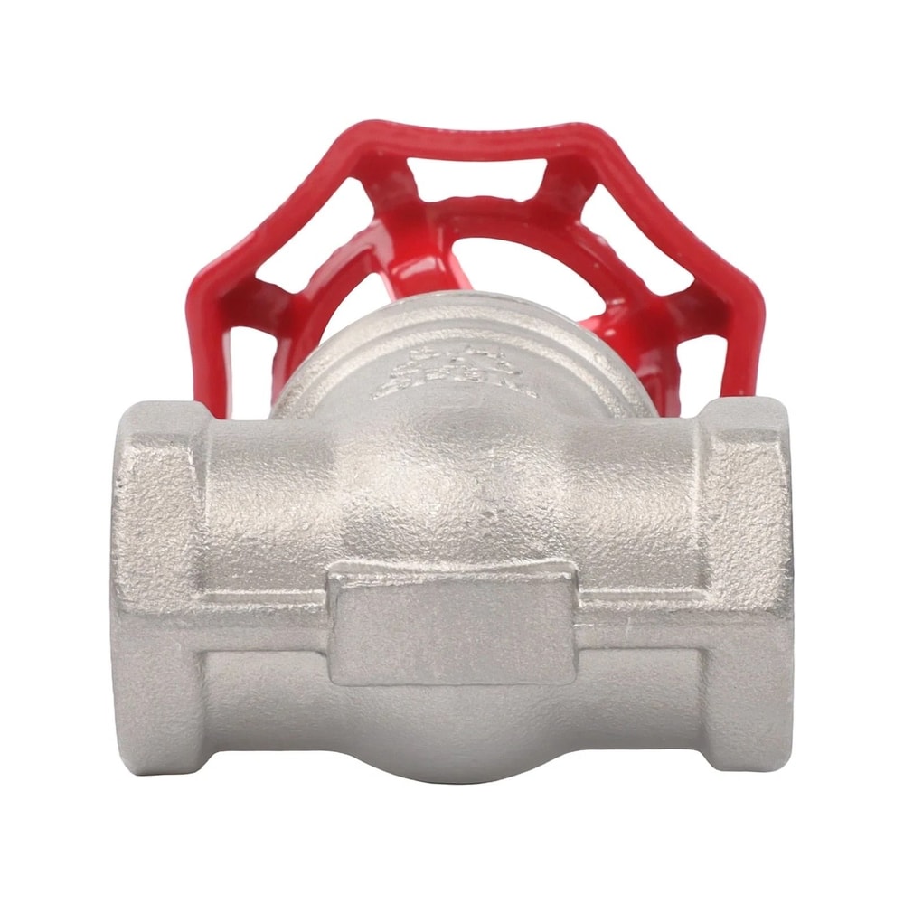 Stainless Steel Gate Valve FNPT WOG With Wheel Handle Durable Industrial Shut Off 9