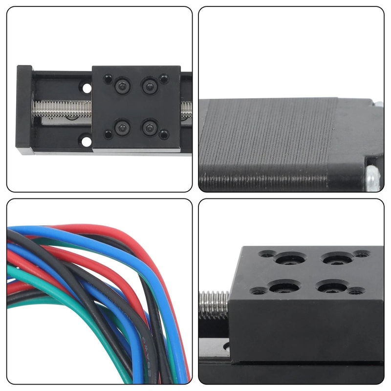 Precision Mini Linear Actuator Ball Screw Slide Module With NEMA 11 Stepper Smooth CNC Motion 10