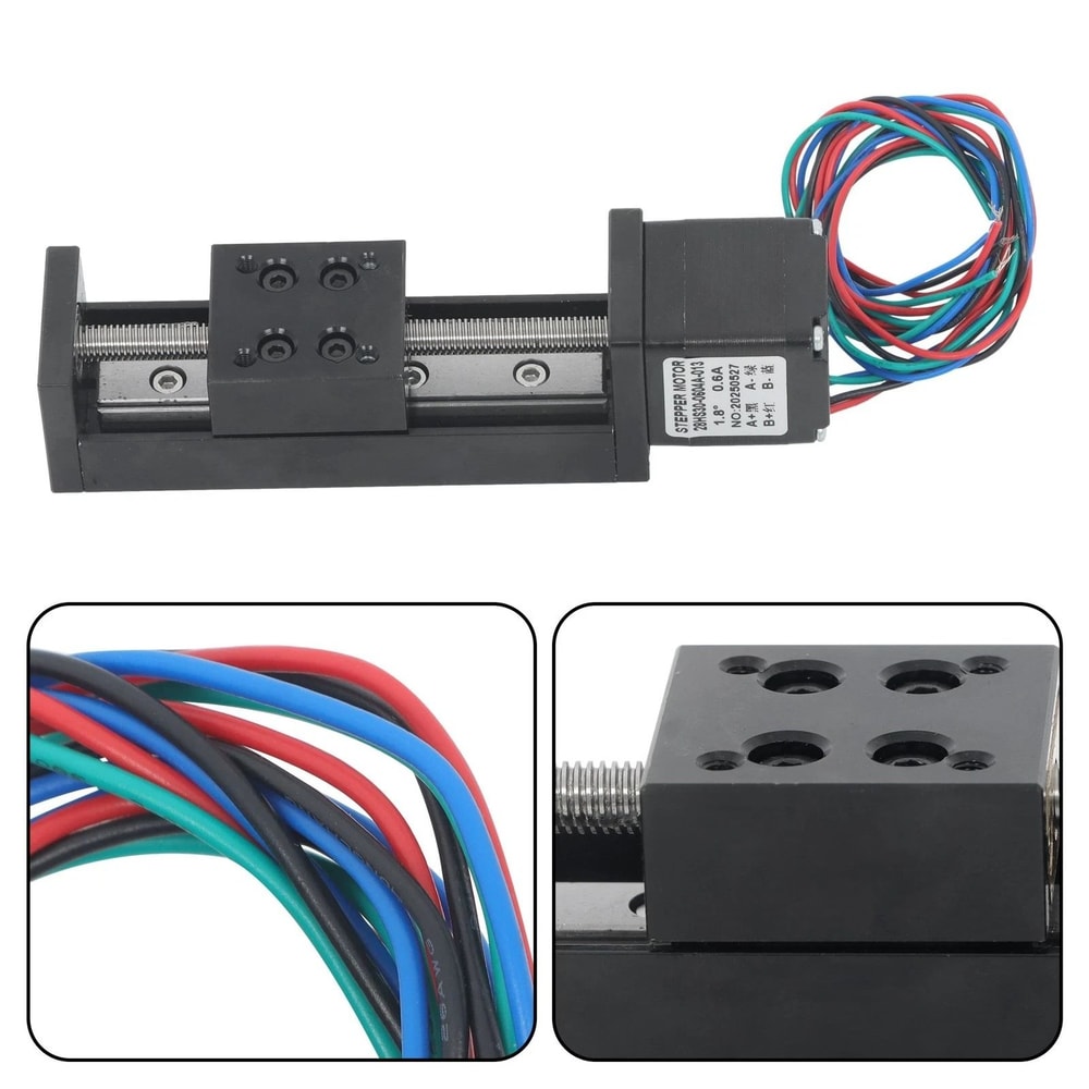 Precision Mini Linear Actuator Ball Screw Slide Module With NEMA 11 Stepper Smooth CNC Motion 12
