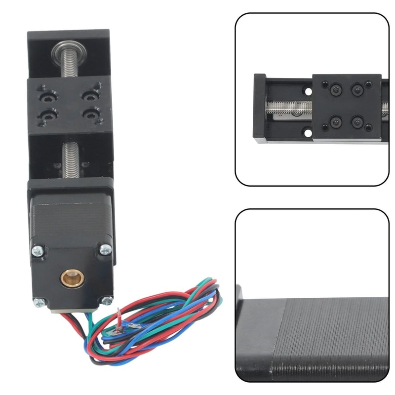 Precision Mini Linear Actuator Ball Screw Slide Module With NEMA 11 Stepper Smooth CNC Motion 13