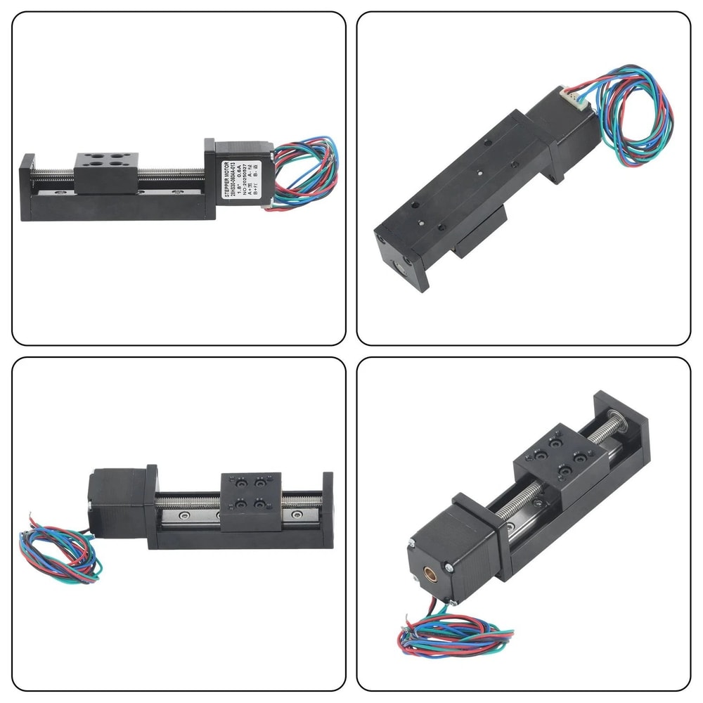 Precision Mini Linear Actuator Ball Screw Slide Module With NEMA 11 Stepper Smooth CNC Motion 14