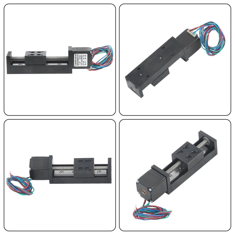 Precision Mini Linear Actuator Ball Screw Slide Module With NEMA 11 Stepper Smooth CNC Motion 14