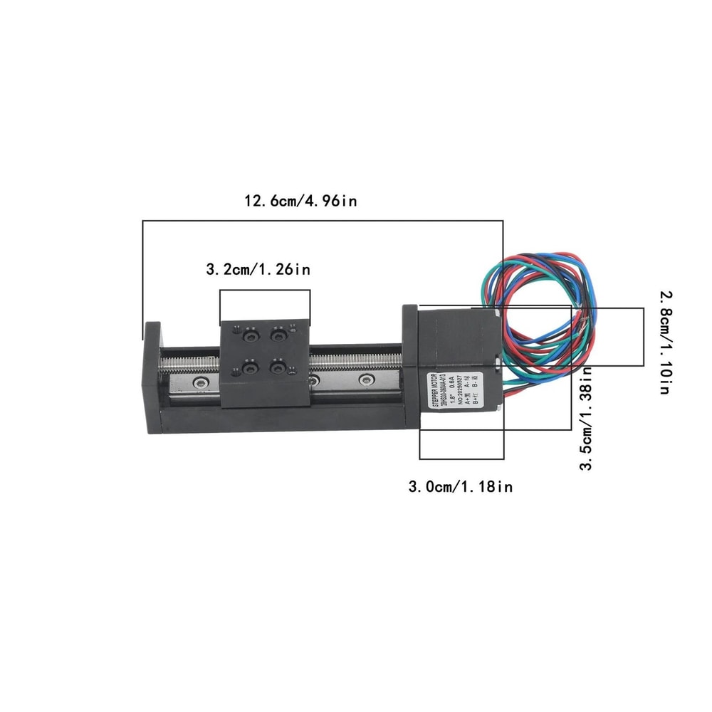 Precision Mini Linear Actuator Ball Screw Slide Module With NEMA 11 Stepper Smooth CNC Motion 17