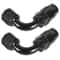 Set Of Fuel Fittings 90 Swivel Hose Adapters For Performance Cars 1
