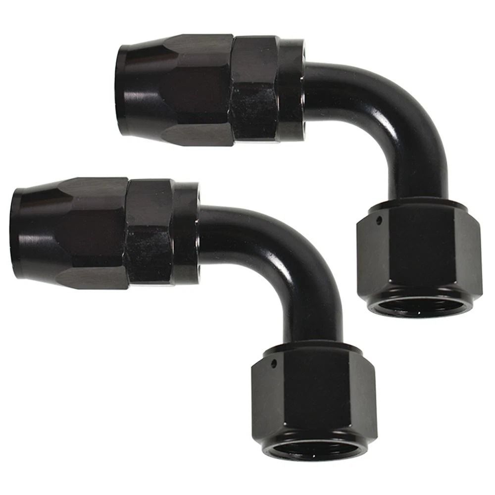 Set Of Fuel Fittings 90 Swivel Hose Adapters For Performance Cars 2