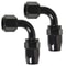 Set Of Fuel Fittings 90 Swivel Hose Adapters For Performance Cars 3