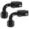 Set Of Fuel Fittings 90 Swivel Hose Adapters For Performance Cars 4