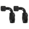 Set Of Fuel Fittings 90 Swivel Hose Adapters For Performance Cars 5