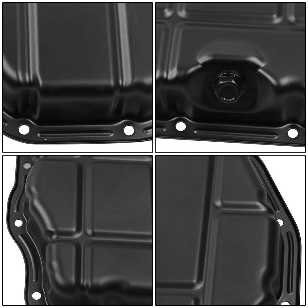 Premium Lower Black Engine Oil Pan Sump For Mitsubishi Diamante 1