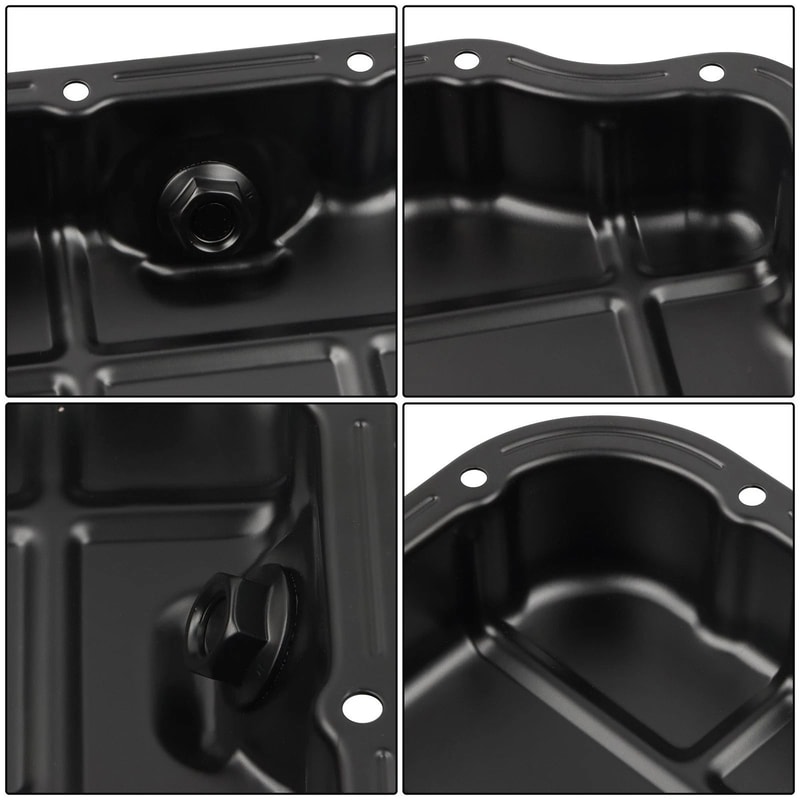 Premium Lower Black Engine Oil Pan Sump For Mitsubishi Diamante 2
