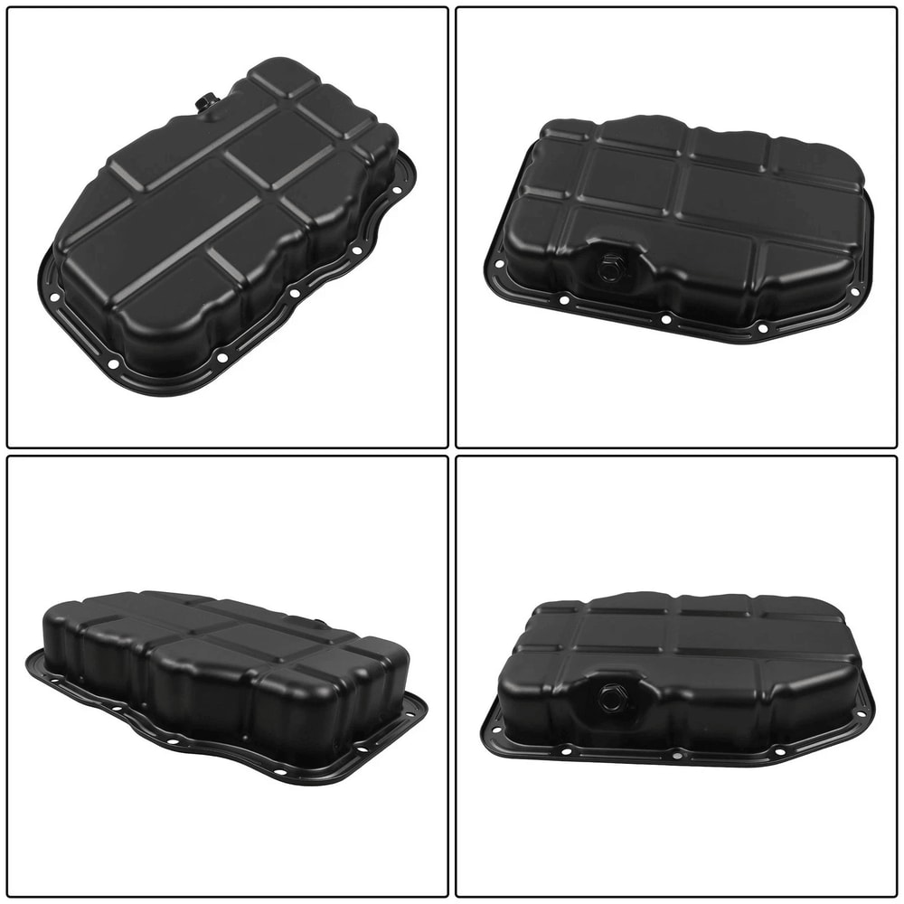 Premium Lower Black Engine Oil Pan Sump For Mitsubishi Diamante 3