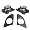 Premium Front Fog Lamp Assembly For Acura TSX With Bulbs Direct Fit Replacement 0