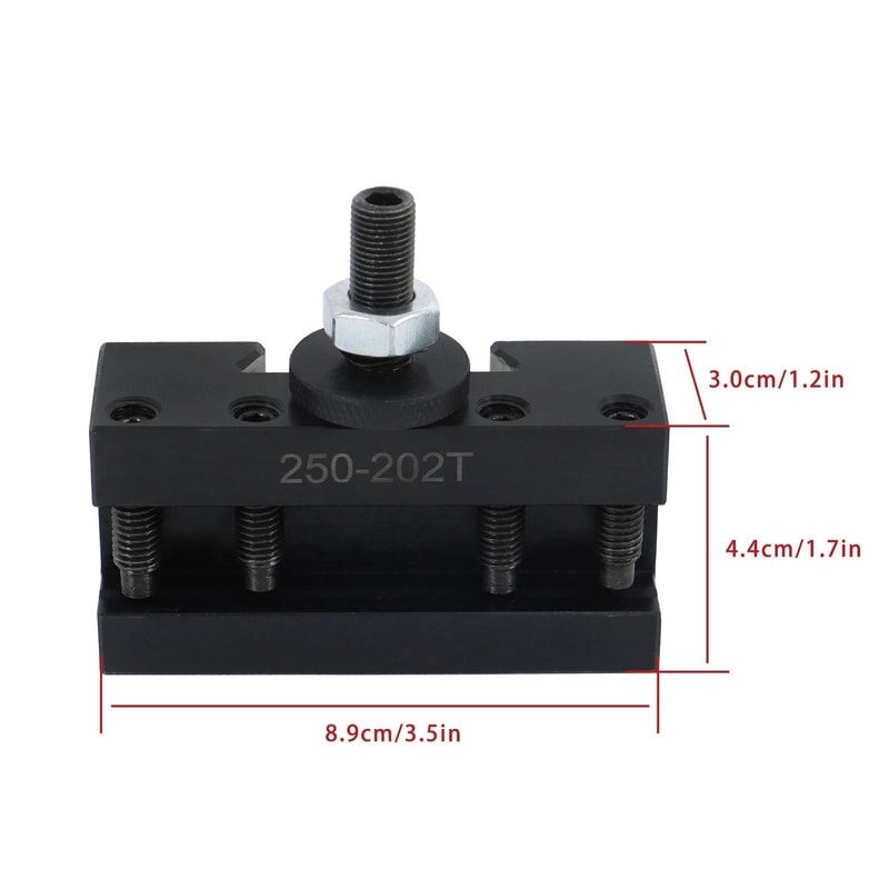 Premium Lathe Quick Change Tool Post Holder Turning Facing Precision 18
