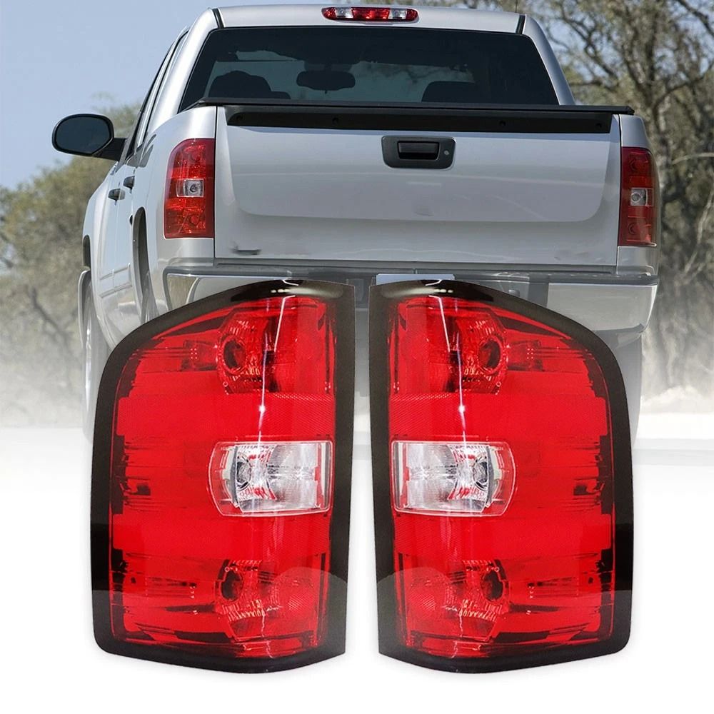 Chevy Silverado Tail Light Assembly Pair With Bulb And Harness 13