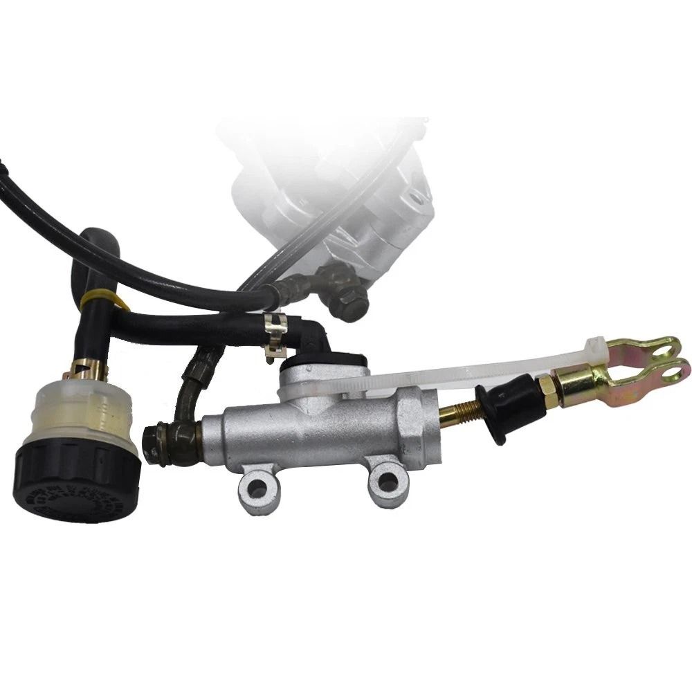 Hydraulic Rear Disc Brake Caliper System With Pads For ATV Quad Dirt Bike 0