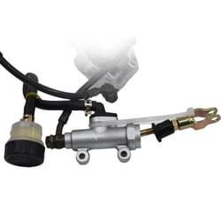 hydraulic rear disc brake caliper system with pads for atv quad dirt bike