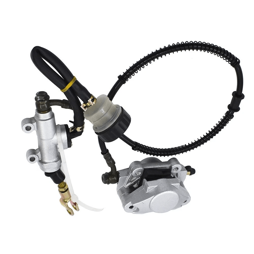 Hydraulic Rear Disc Brake Caliper System With Pads For ATV Quad Dirt Bike 7