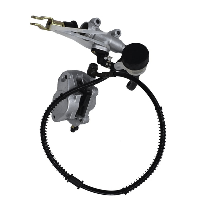 Hydraulic Rear Disc Brake Caliper System With Pads For ATV Quad Dirt Bike 8