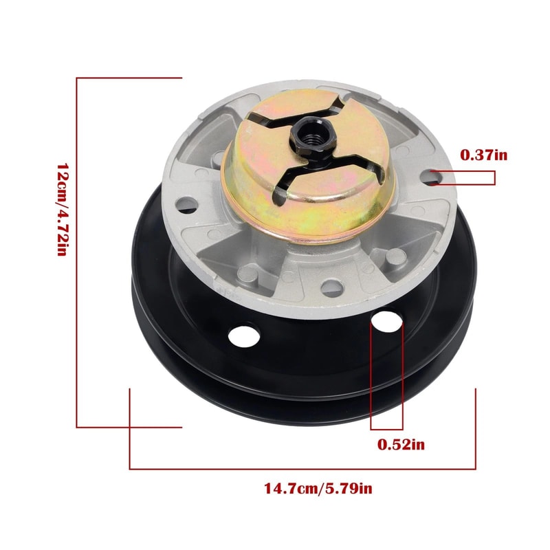 Spindle Assembly With Pulley For John Deere Mower Decks 10
