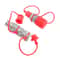 High Flow ISO To ISO Hydraulic Quick Coupler Set For Skid Steer Tractor 8