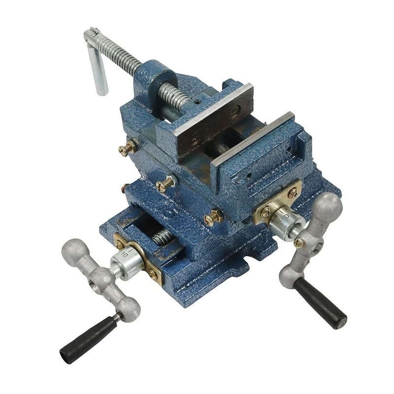 Cross Slide Vise 2 Way Drill Press Vise For Metal Milling 8