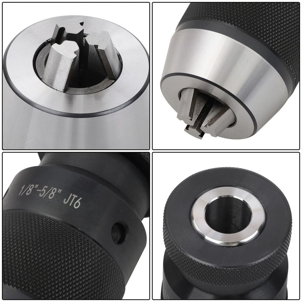 Premium Keyless Drill Chuck To With 3MT Mount And 6JT Taper Arbor 8