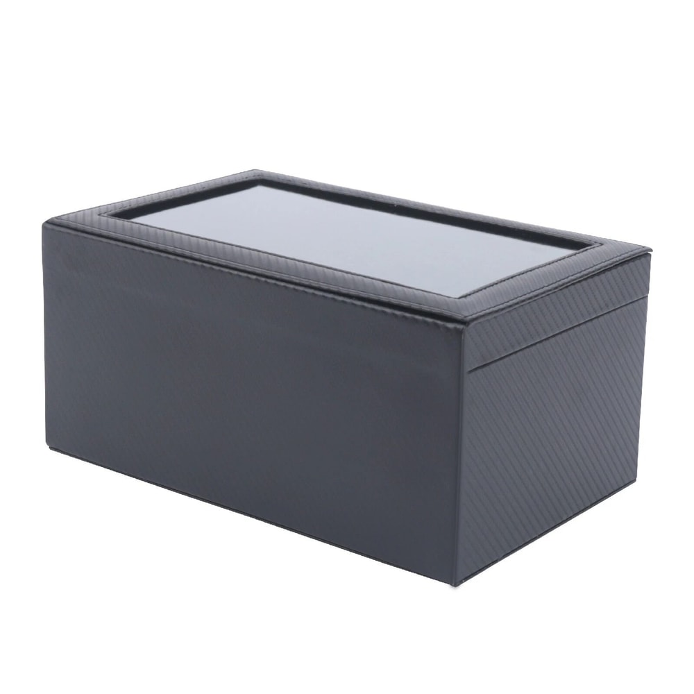 36 Slot Leather Pen Display Box With Glass Top Fountain Pen Storage Case 2