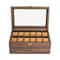24 Slot Watch Box With Drawer Watch Display Case And Men Jewelry Holder 3