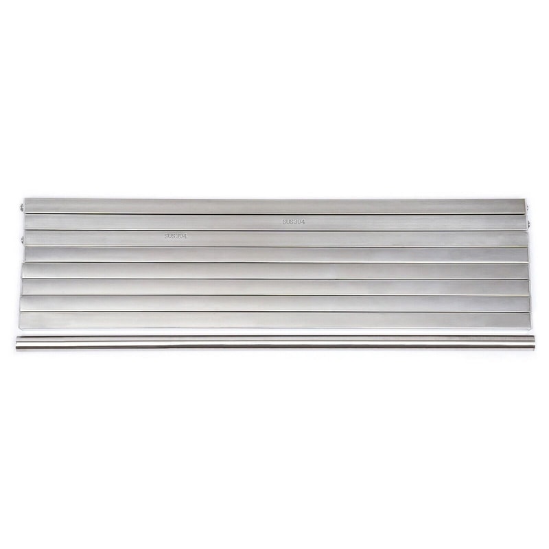 Wall Mount Microwave Shelf Stainless Steel Kitchen Storage Rack With 12 Hooks 4