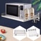 Wall Mount Microwave Shelf Stainless Steel Kitchen Storage Rack With 12 Hooks 0
