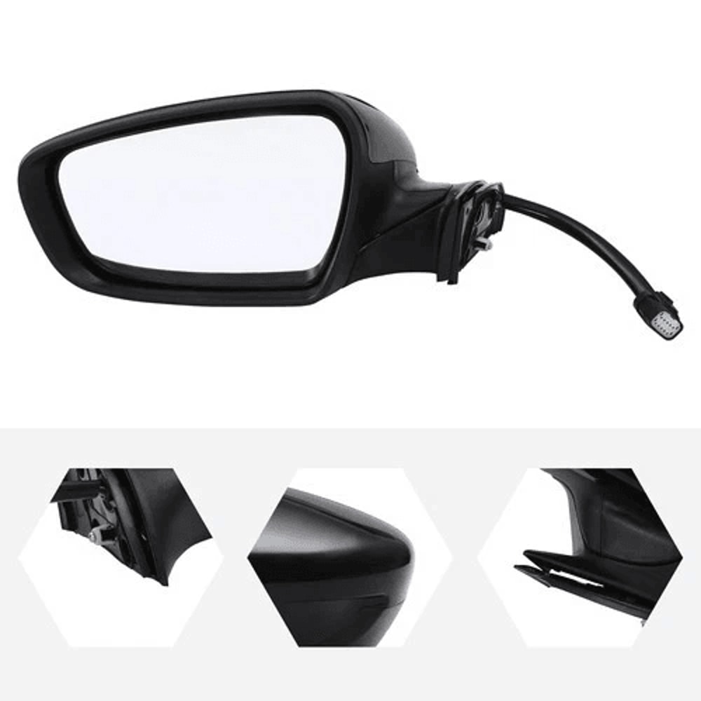Heated Driver Side Power Mirror WManual Folding For Kia Forte 12