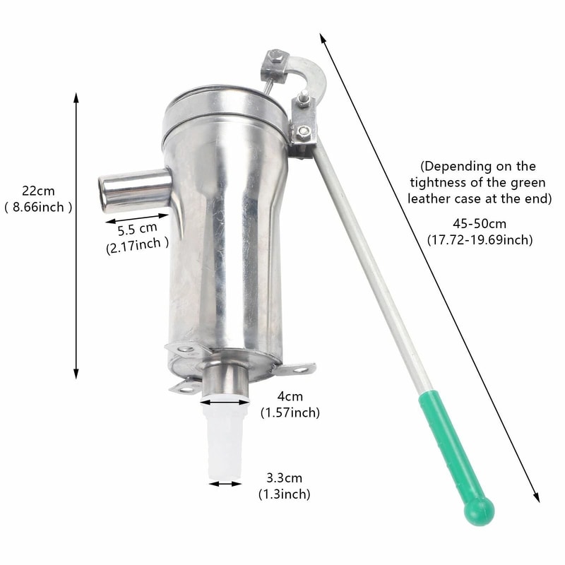 Heavy Duty Stainless Steel Well Pump With Ergonomic Handle For Easy Water Access 2