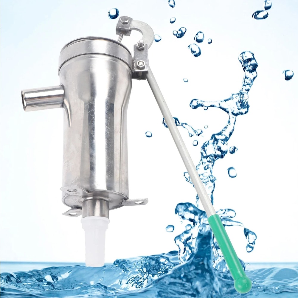 Heavy Duty Stainless Steel Well Pump With Ergonomic Handle For Easy Water Access 12