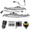 Premium Front Bumper Lamps With Kia Optima DRL Lights LED Daytime Running Light Fit 11