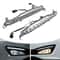 Premium Front Bumper Lamps With Kia Optima DRL Lights LED Daytime Running Light Fit 13