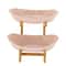 Modern 2 Tier Bamboo Fruit Bowl Stand With Removable PP Bowls Kitchen Counter Storage Fruit Basket 8