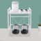 Adjustable Expandable 2 Tier Kitchen Microwave Rack Shelf With 3 Hooks 1