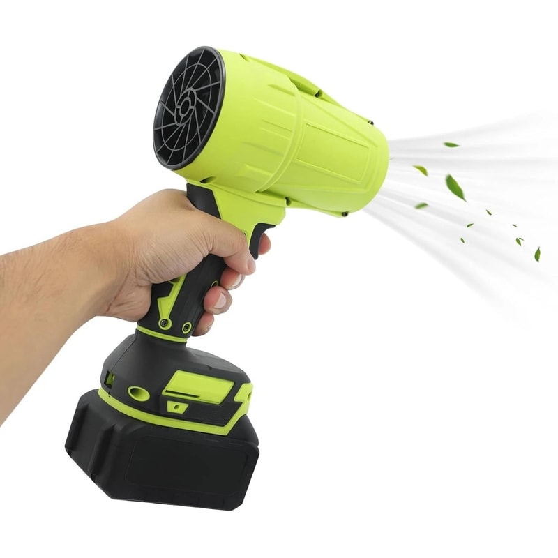 Cordless Handheld Leaf Blower With 2 Batteries Fast Charger Portable Yard Cleaning Tool 3