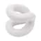 Creamy White Ceramic Toothbrush Makeup Brush Holder Modern Bathroom Organizer 5
