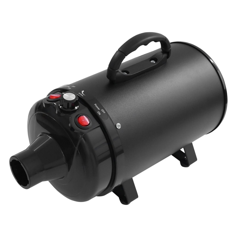 Professional Pet Hair Dryer For Dogs Cats With Adjustable Speed Temperature Low Noise 4 Nozzles 1