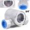 Premium NPT Flow Indicator Stainless Steel Sight Water Flow Indicator With Plastic Impeller 9