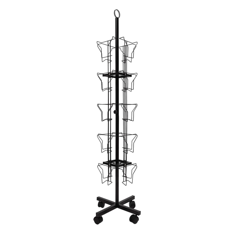 Premium Rotating Card Rack 20 Pocket Greeting Card Display Stand For Shops Retail 2