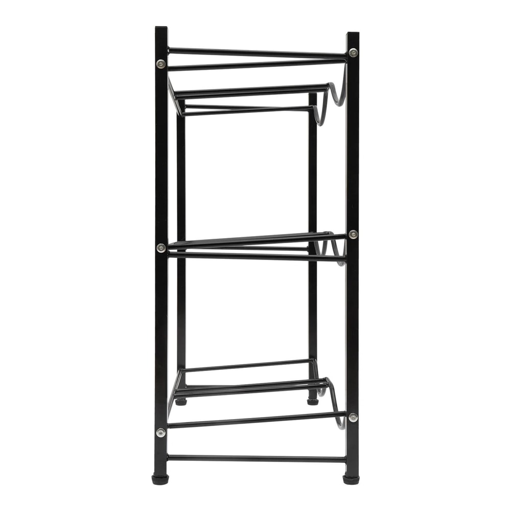 3 Tier Heavy Duty Water Bottle Rack For Gallon Water Jugs Space Saving Storage 6