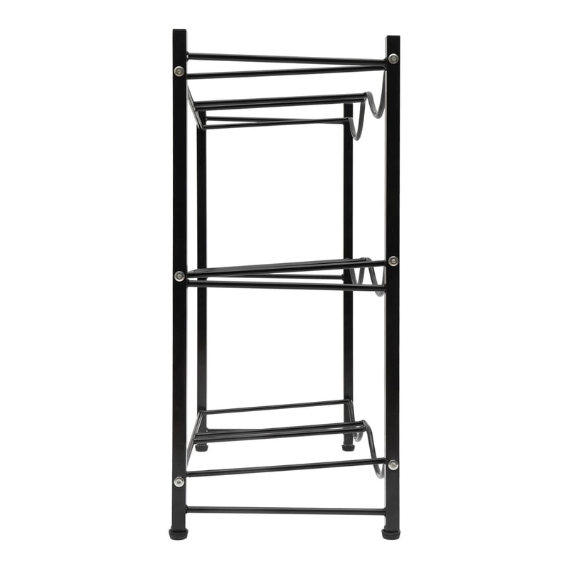 3 Tier Heavy Duty Water Bottle Rack For Gallon Water Jugs Space Saving Storage 6