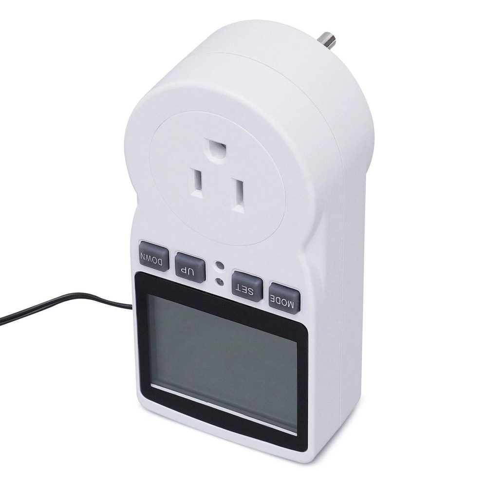 Programmable Digital Temperature Controller Thermostat Outlet Plug 0