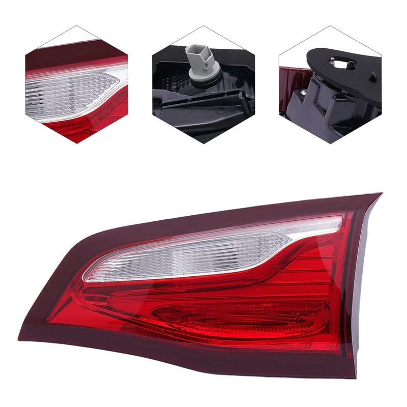Premium Rear Right Halogen Tail Light Assembly For Chevy Equinox Direct Replacement 2