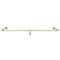 Premium Gold Industrial Pipe Wall Mounted Clothes Rack Stylish Metal Clothes Pole Shelf 1