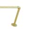 Premium Gold Industrial Pipe Wall Mounted Clothes Rack Stylish Metal Clothes Pole Shelf 6