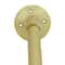 Premium Gold Industrial Pipe Wall Mounted Clothes Rack Stylish Metal Clothes Pole Shelf 9