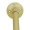 Premium Gold Industrial Pipe Wall Mounted Clothes Rack Stylish Metal Clothes Pole Shelf 9